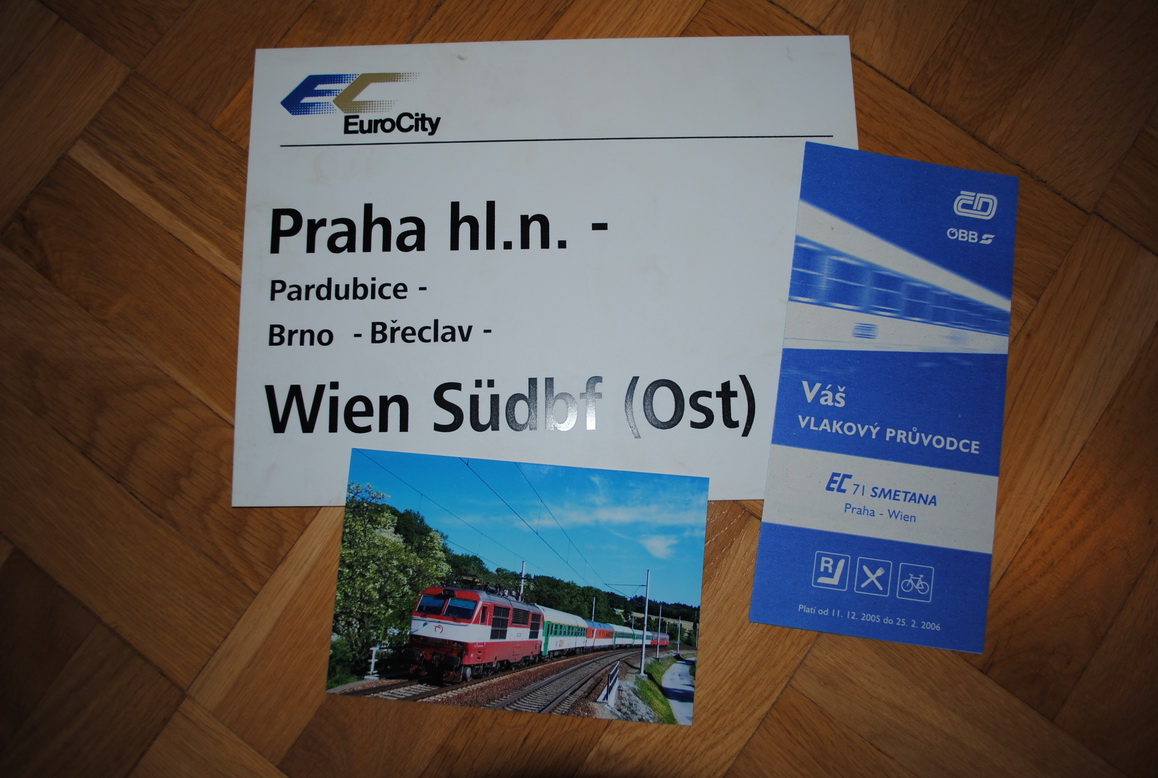 EC 71 Smetana - celoroční náhrada za plánované pendolino (GVD 2006)